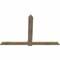 Ekena Millwork Eugene Rough Sawn Timber Gable Bracket, Douglas Fir, 84"W x 56"H x 2"D x 6"F, 16/12 Pitch GBW084X56X0206EUG00RDF - alternate 3